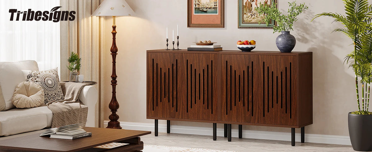 Sideboard Cabinet Set of 2, view 7