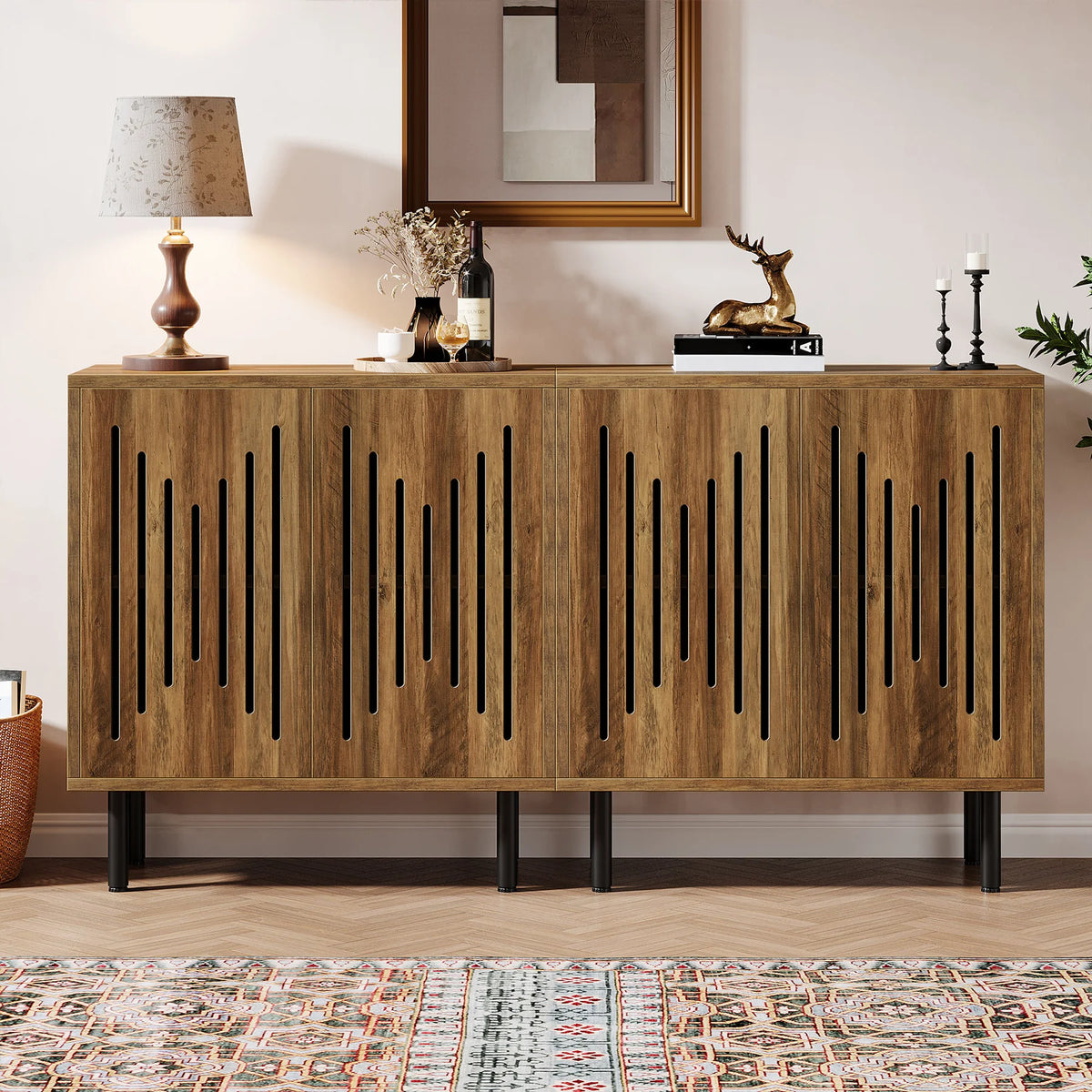 Sideboard Cabinet Set of 2, view 25