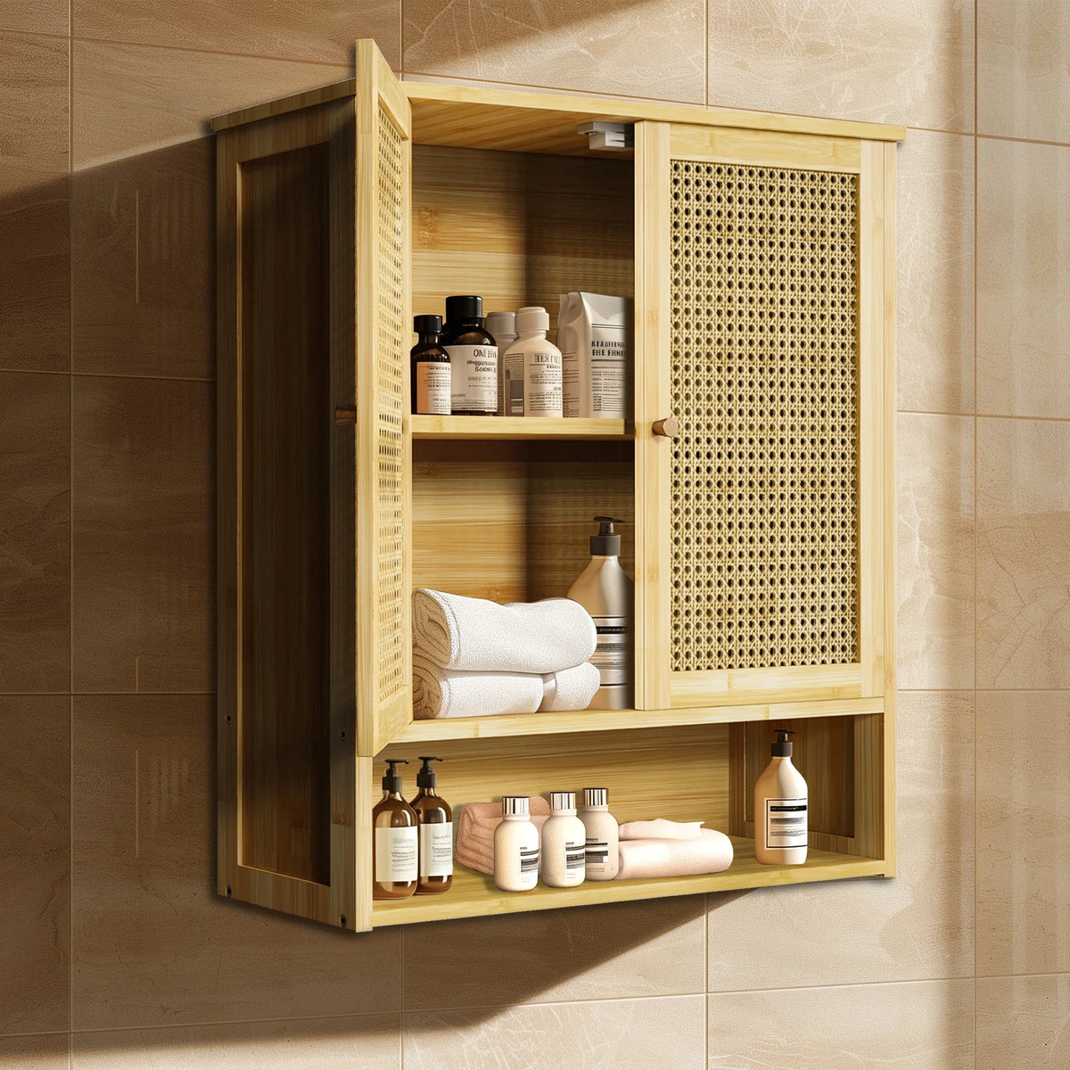 Rattan Bathroom Cabinet, view 9