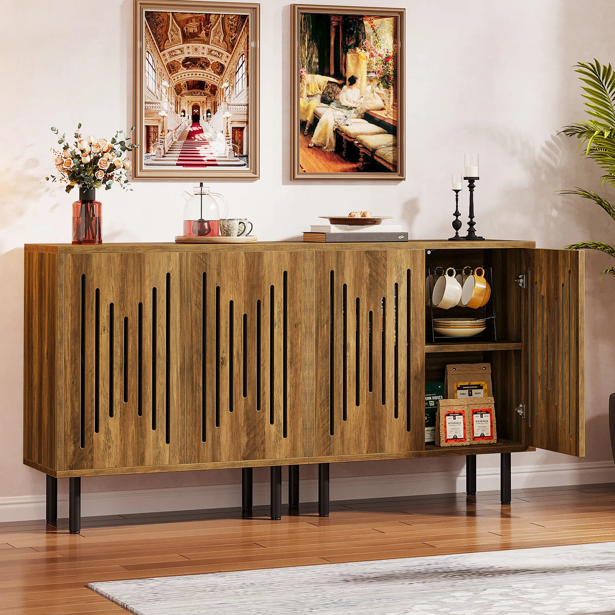 Sideboard Cabinet Set of 2, view 30