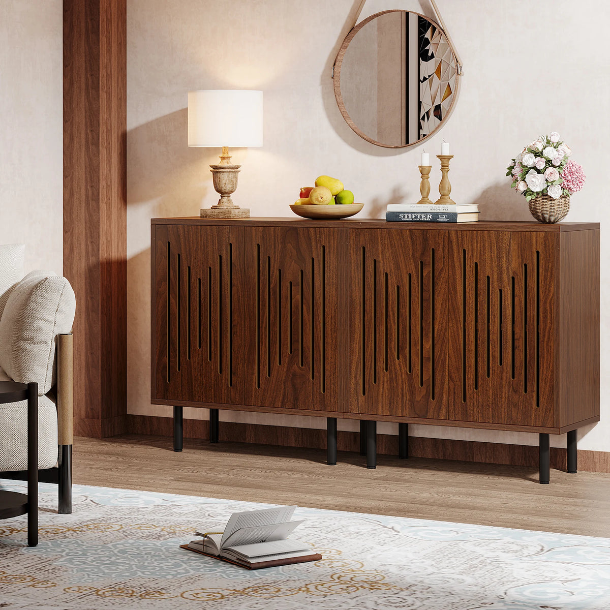 Sideboard Cabinet Set of 2, view 2