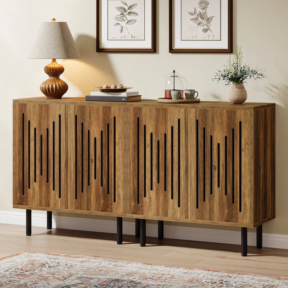 Sideboard Cabinet Set of 2, view 26