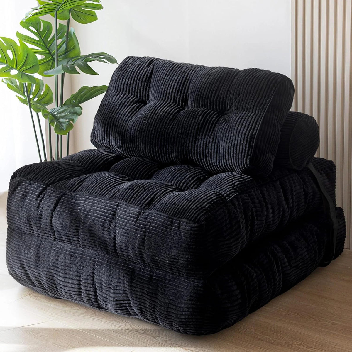 Folding Sofa Bed, Convertible Sleeper Chair with Pillow Foldable Matress, 33.5"x74.8"