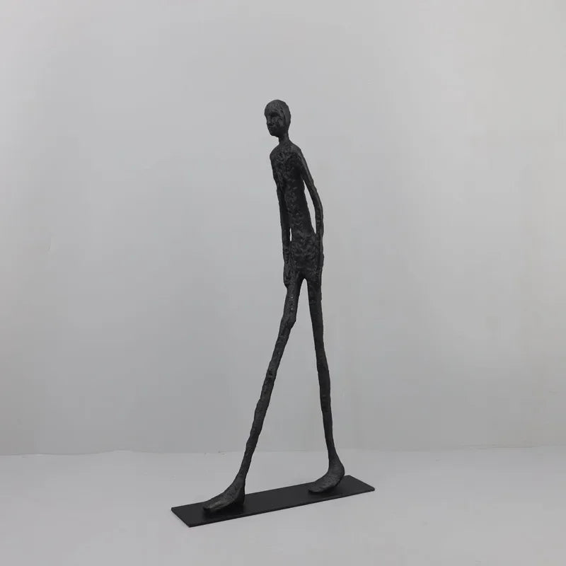 Abstract sculpture - Metal Cast Iron Acrobatic Figure Sculptures, Home Decor