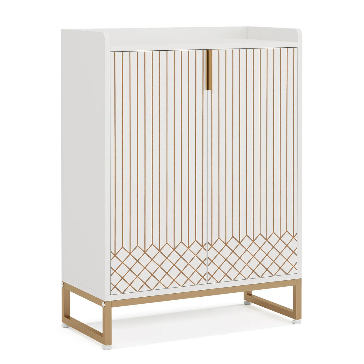 5-Tier Shoe Cabinet with Doors, view 13