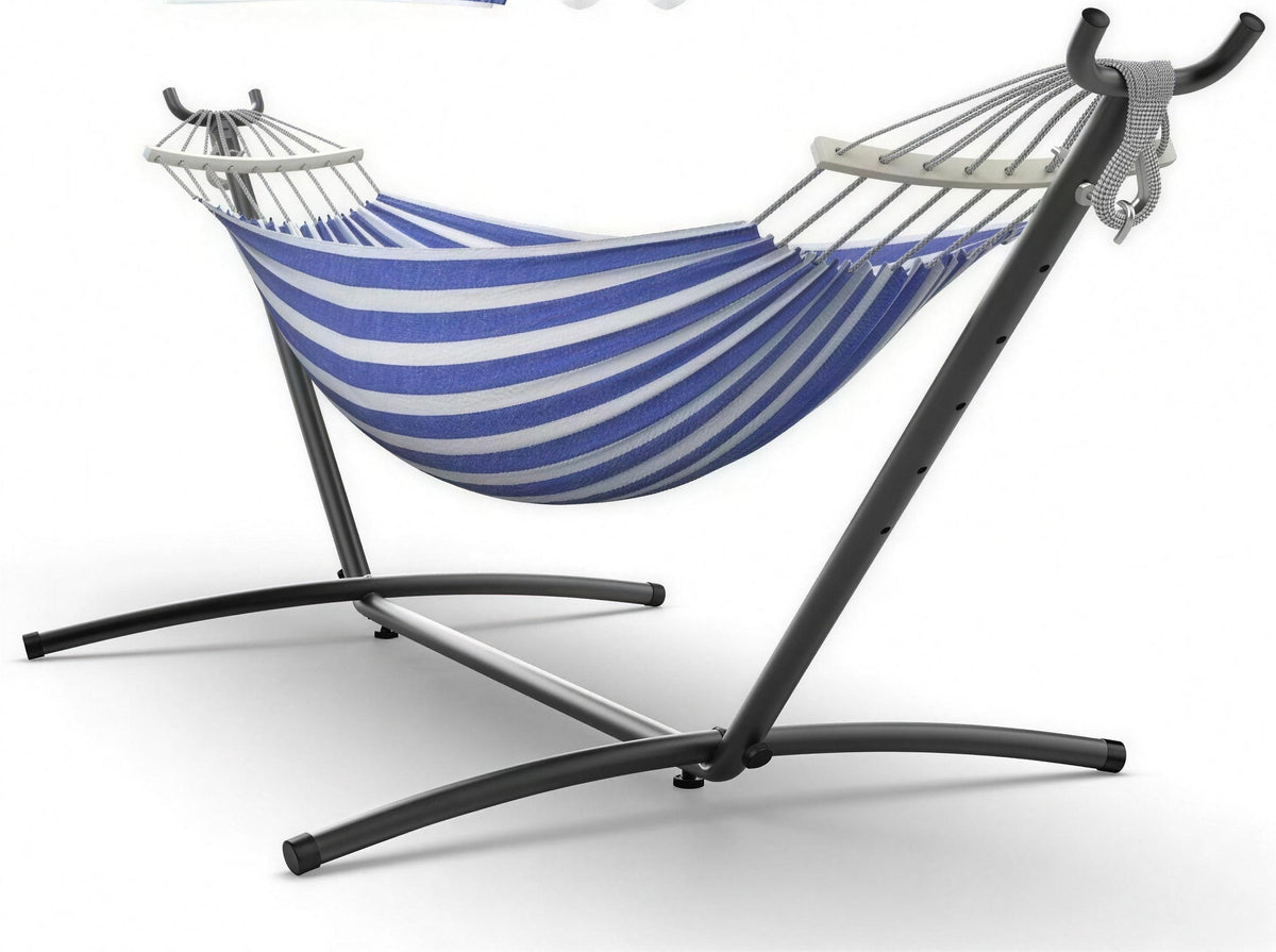 Camping hammock - Adjustable Stand Hammock - 600lb Capacity Stylish Hammock Bed