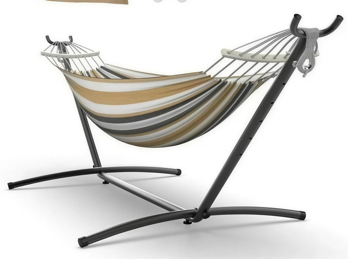 Camping hammock - Adjustable Stand Hammock - 600lb Capacity Stylish Hammock Bed