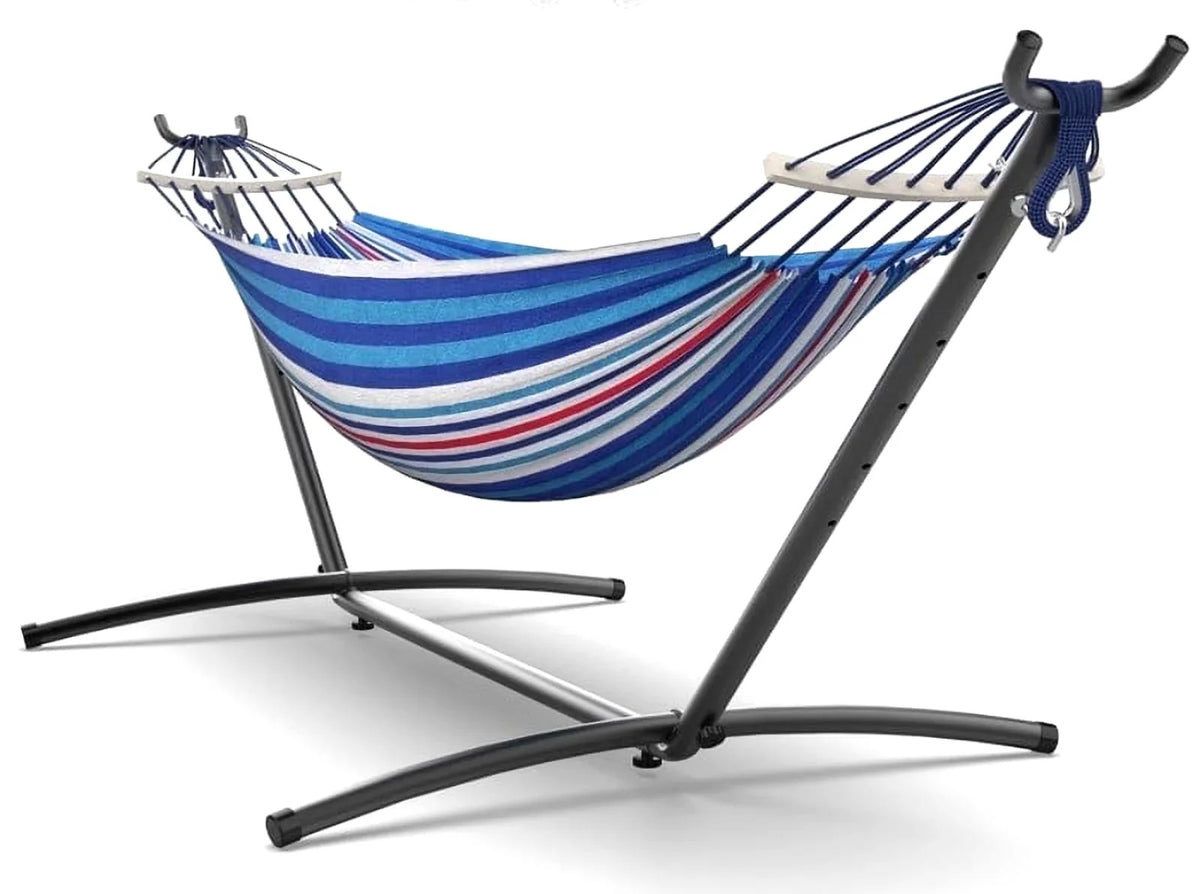 Camping hammock - Adjustable Stand Hammock - 600lb Capacity Stylish Hammock Bed