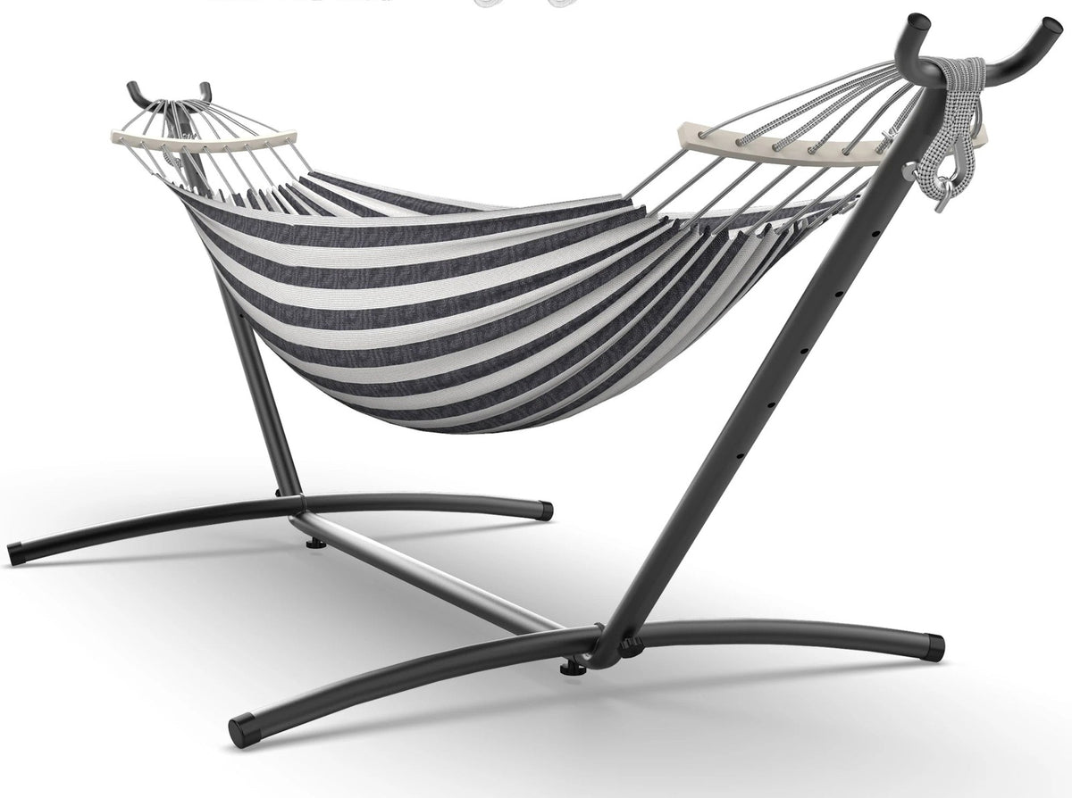Camping hammock - Adjustable Stand Hammock - 600lb Capacity Stylish Hammock Bed