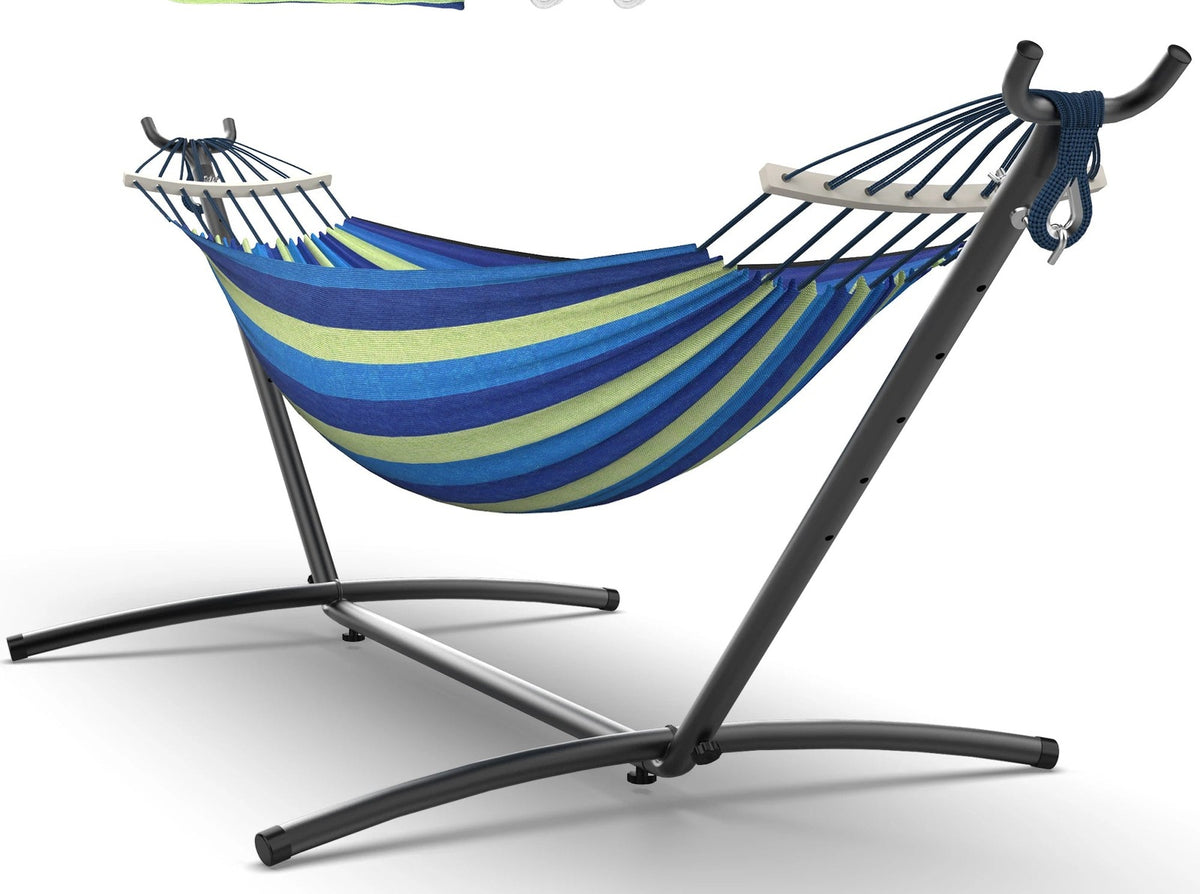 Camping hammock - Adjustable Stand Hammock - 600lb Capacity Stylish Hammock Bed