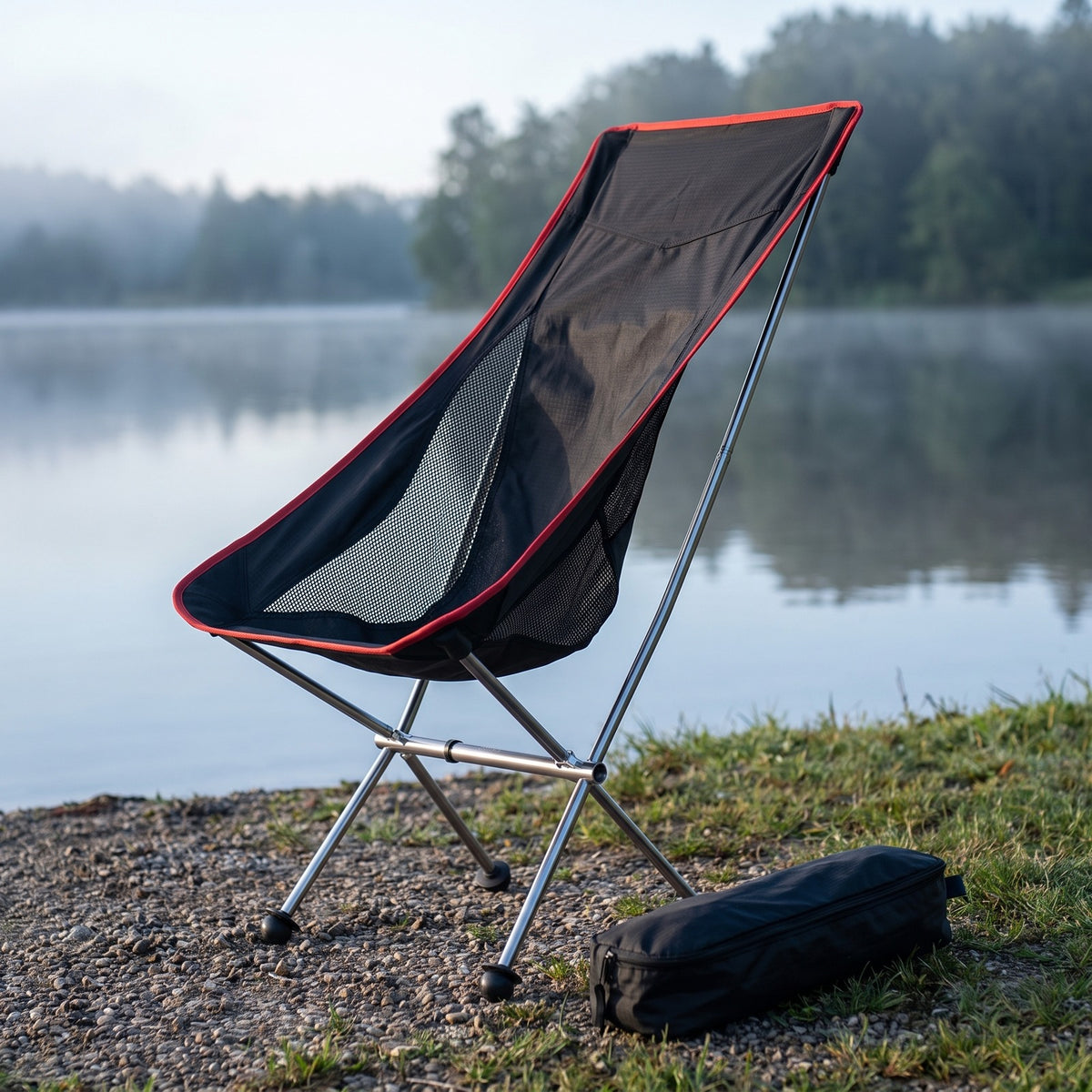 Folding camping chair - Camping Fishing Folding Chair Tourist Beach Chaise Longue