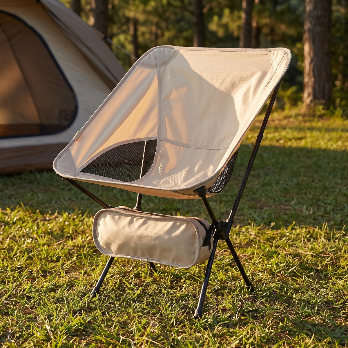 Folding camping chair - Foldable Camping Chairs Set Lightweight Folding Chair