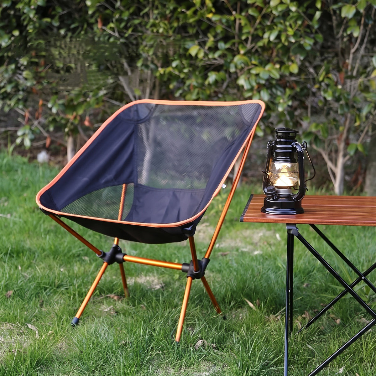 Folding camping chair - Outdoor Moon Chair, Camping Folding Chair, Portable Leisure