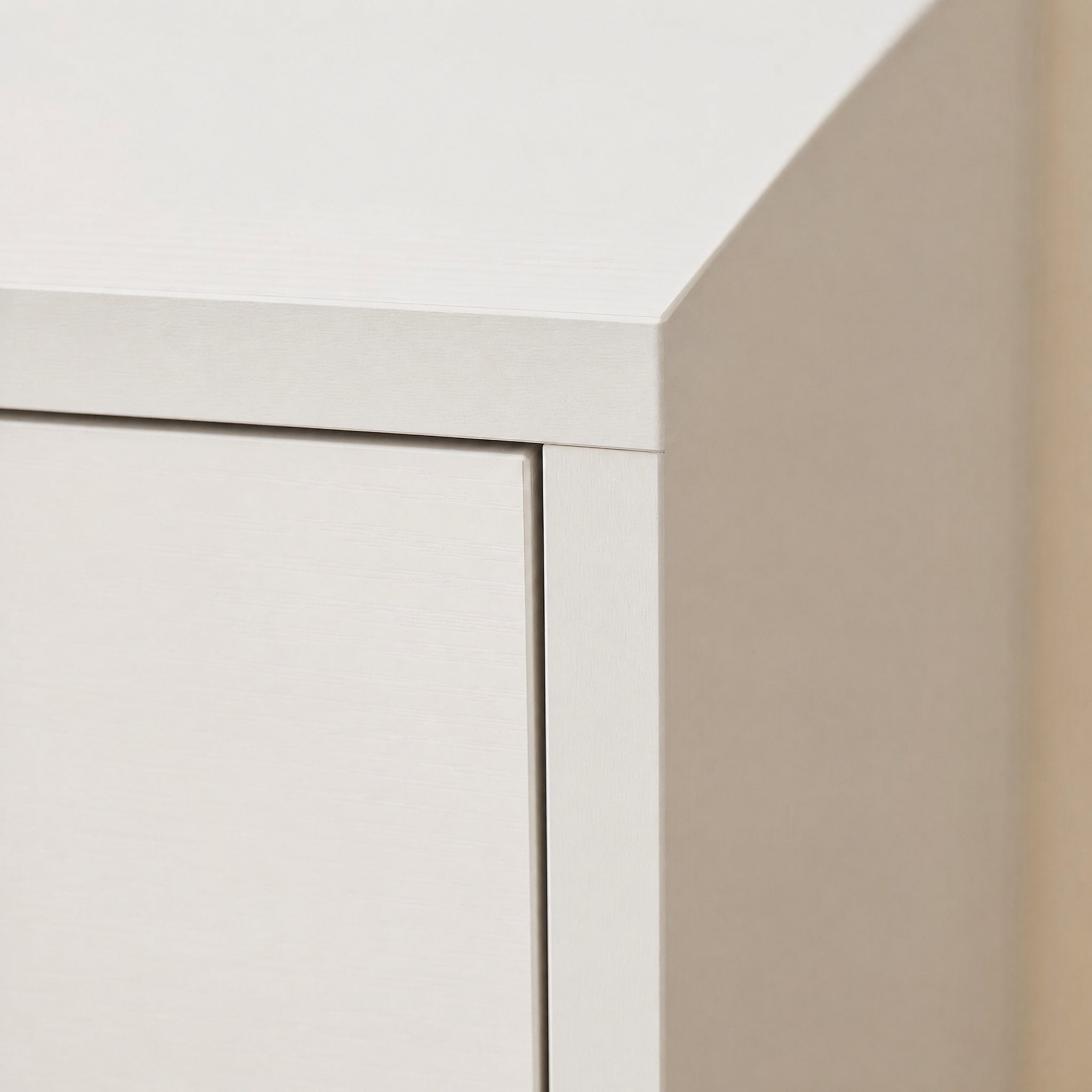 White 7-Drawer Rolling Dresser with Locking Casters for Bedroom or Office — 34" Tall