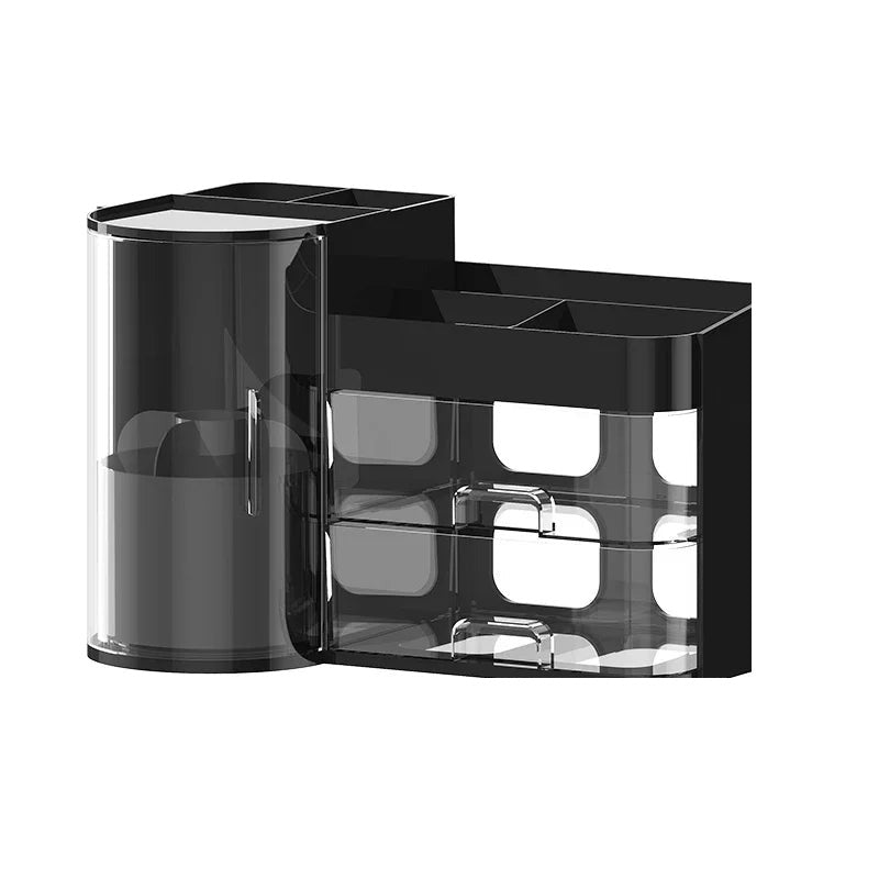 Makeup organizer - Cosmetics storage box desk dresser large capacity skin care