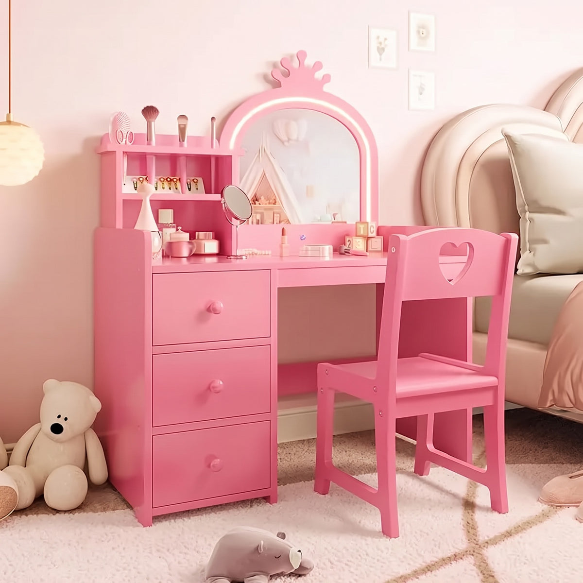 Makeup vanity - Kids Vanity with Lights